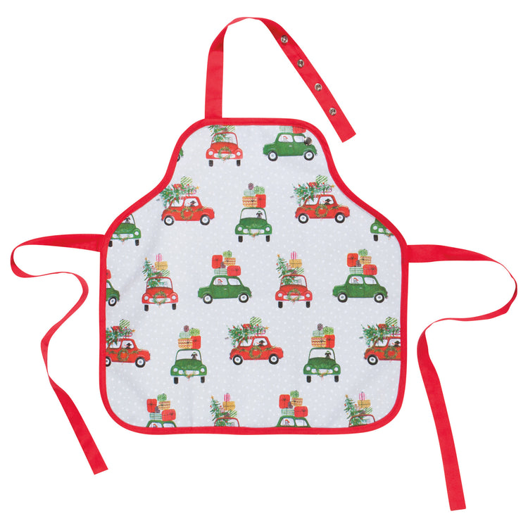Winter Wheels Kids Apron