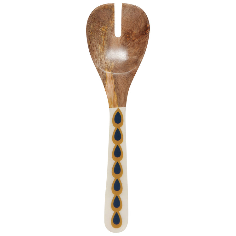 Flight Of Fancy Mango Wood Salad Servers Set of 2