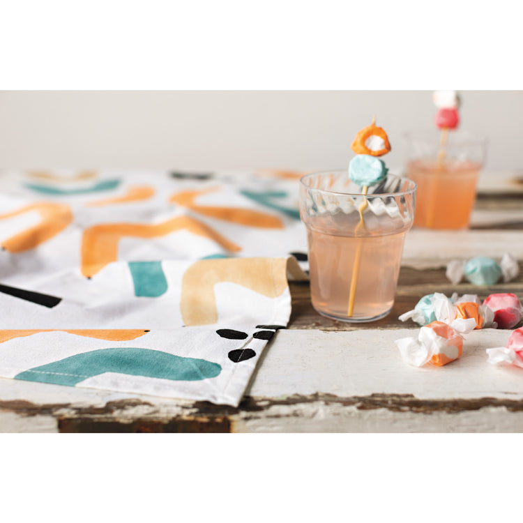 Echo Block Print Dishtowel