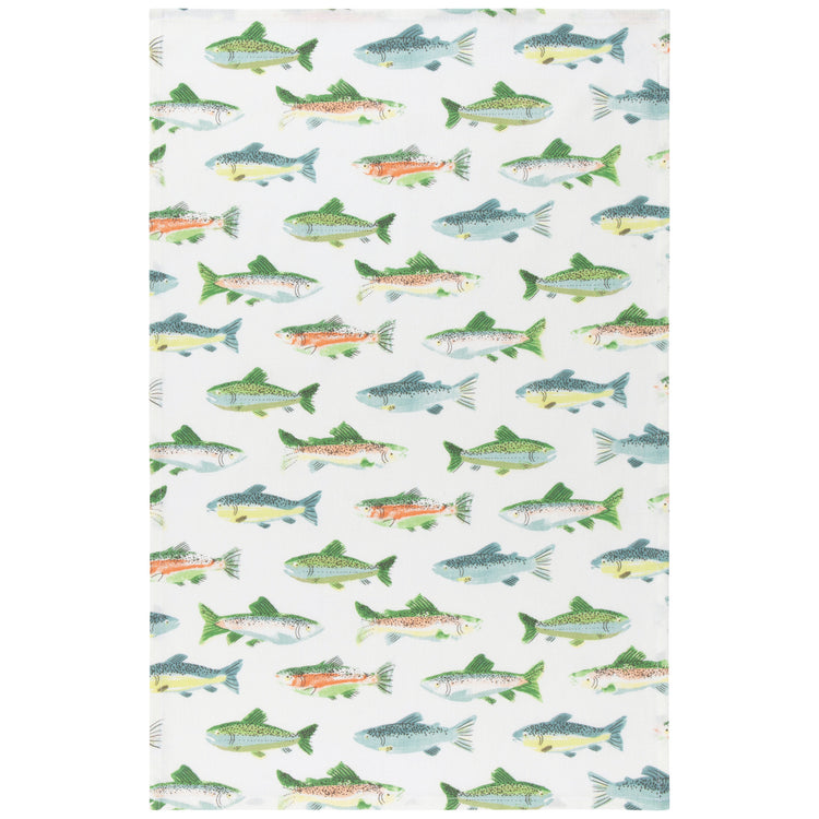 Gone Fishin Coordinated Dishtowels Set of 2