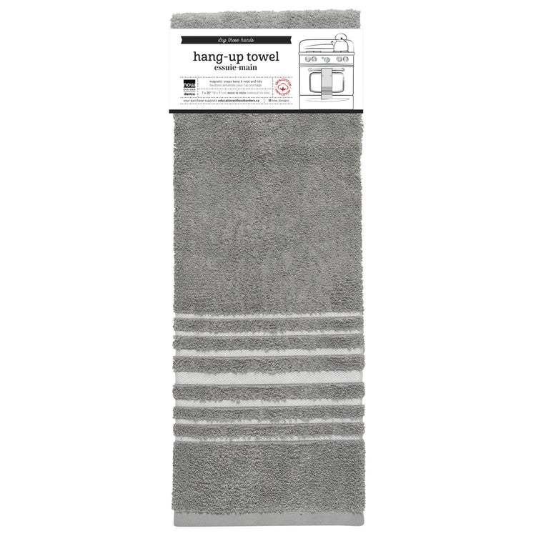 Hang-Up London Gray Dishtowel