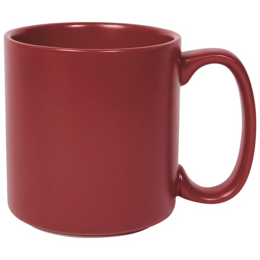 Matte Carmine Red Mug 14 oz