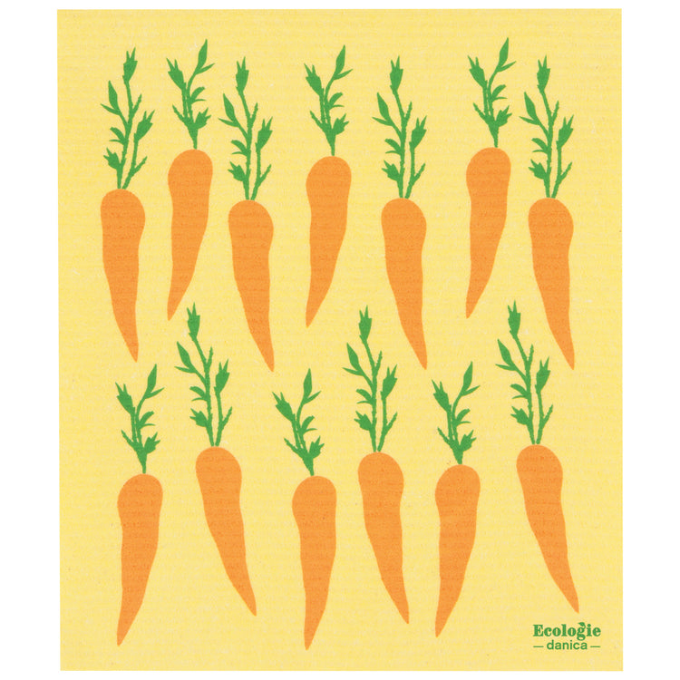 Carrots Swedish Sponge Towel