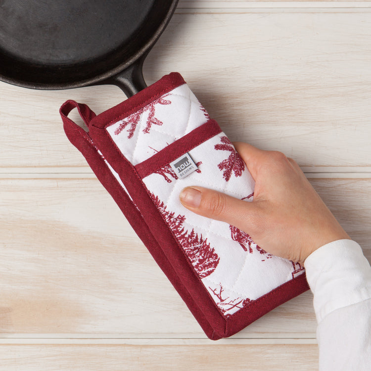 Winter Toile Classic Potholder