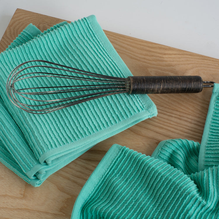 Ripple Lucite Green Dishcloth Set of 2