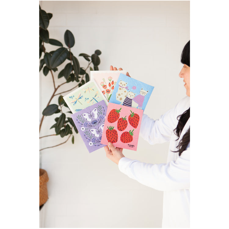 Morning Meadow Swedish Dishcloth