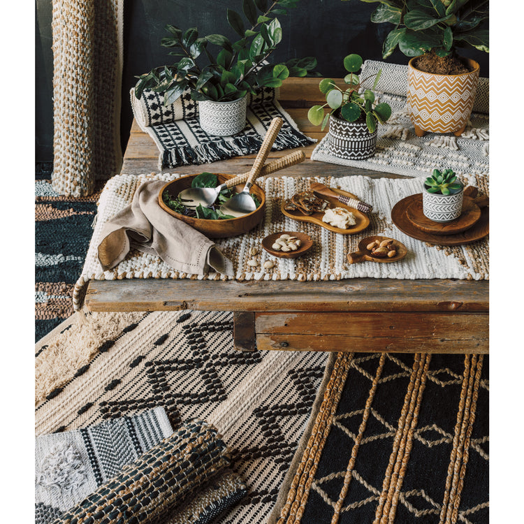 Loft Cotton Jute Chindi Rug 2 x 3 Ft