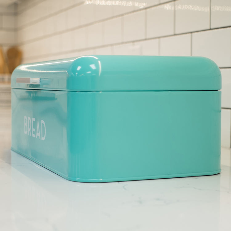 Turquoise Bread Bin