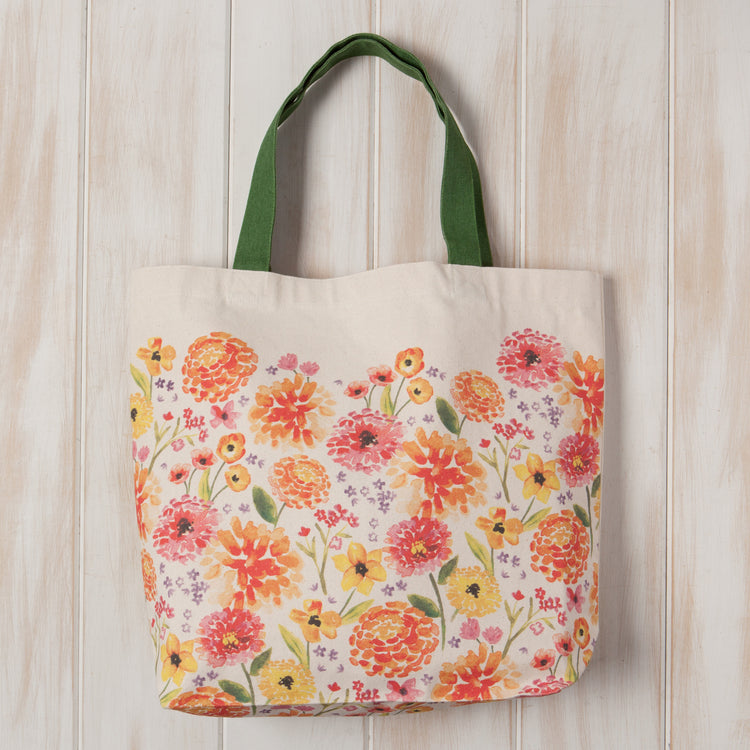 Cottage Floral Tote Bag