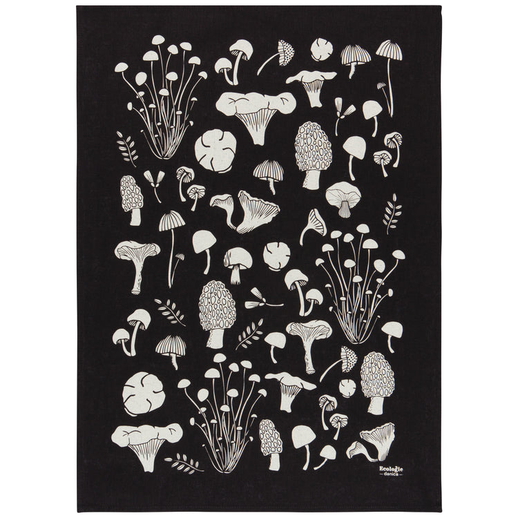 Fungi Dishtowel and Swedish Sponge Cloth Set of 2