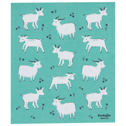 Goats Swedish Sponge Towel