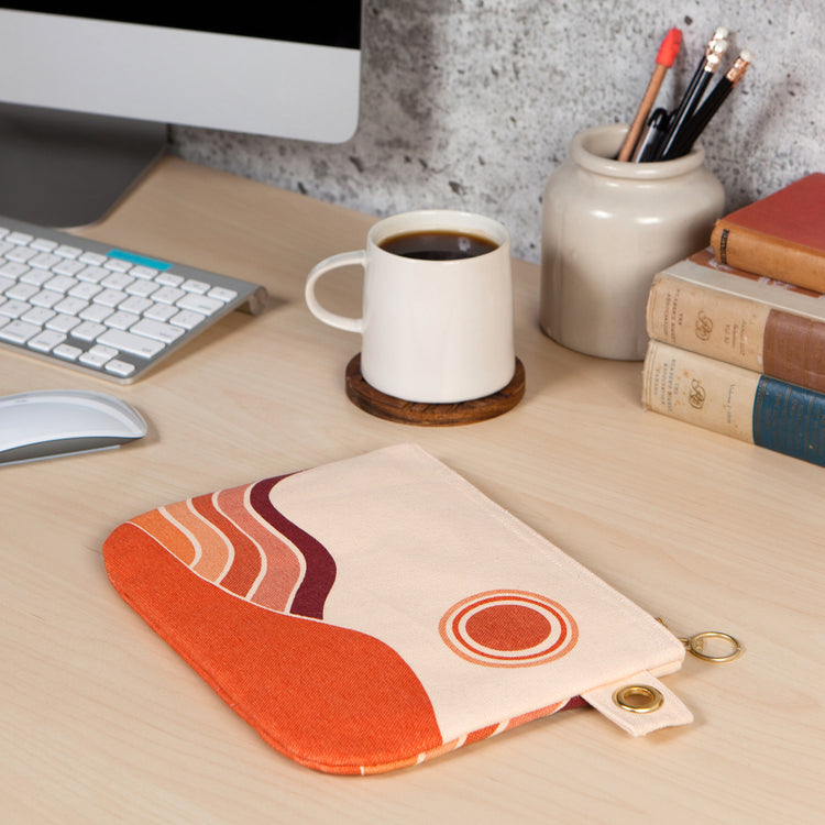 Solstice Large Zipper Pouch