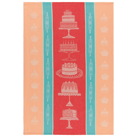 Cake Walk Woven Jacquard Dishtowel