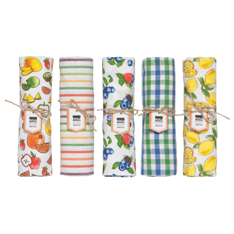 Berries And Fruit Dishtowel Display Refills 20 Pieces