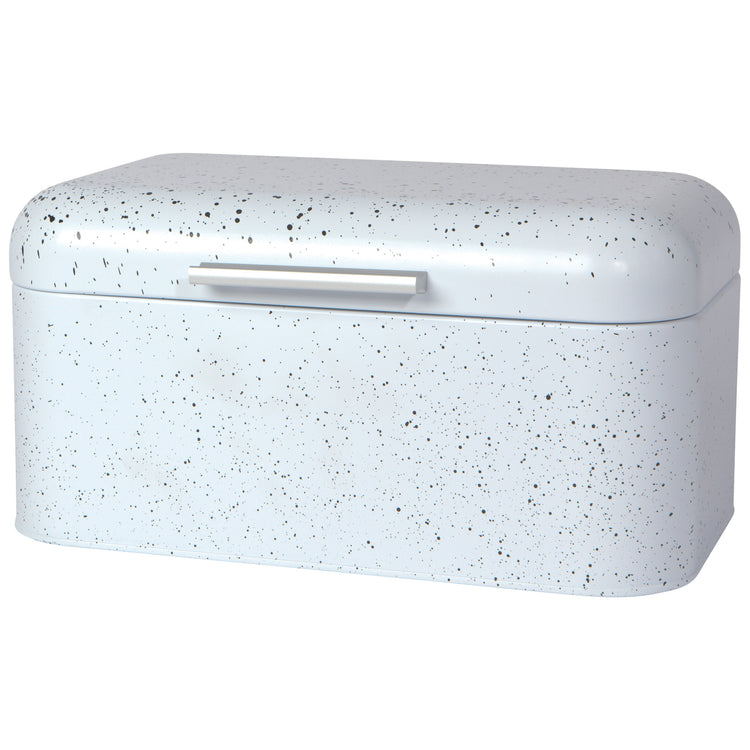 White Speckle Small Bread Bin