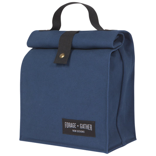 Forage And Gather Blue Lunch Bag