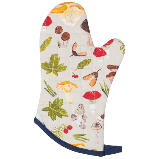 Field Mushrooms Oven Mitt