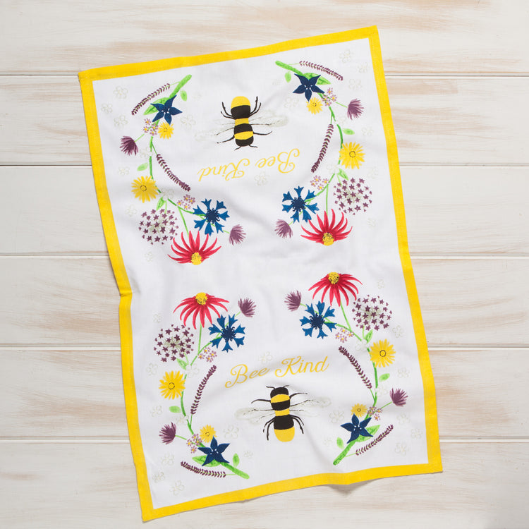 Bee Kind Cotton Dishtowel