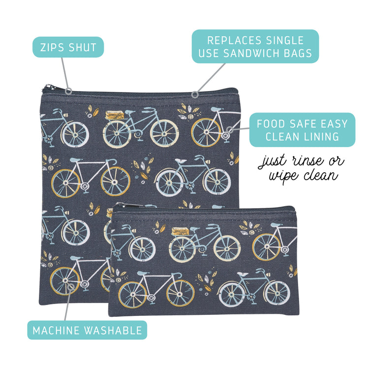 Sweet Ride Snack Bags Set of 2