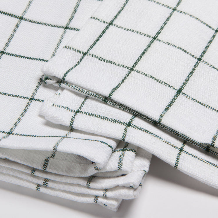 Jade Green Vintage Wash Dishtowels Set of 2