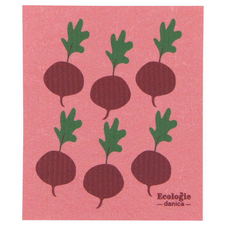 Radishes Swedish Sponge Cloth