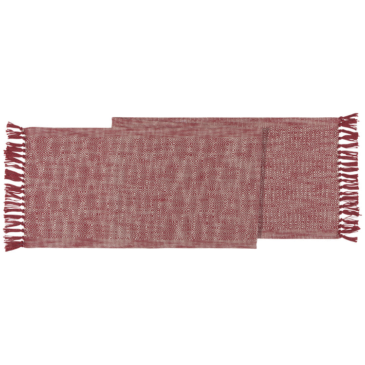 Chili Red Hearthside Table Runner