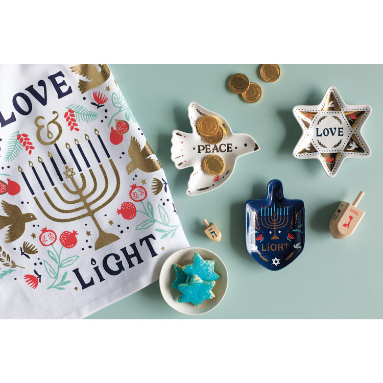 Love and Light Cotton Dishtowel