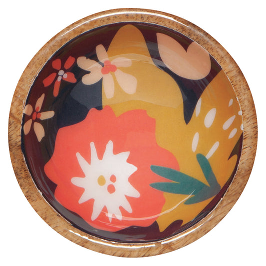 Superbloom Mango Wood Mini Bowl