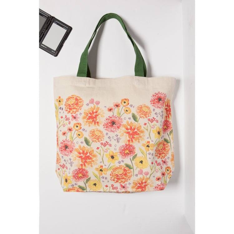 Cottage Floral Tote Bag