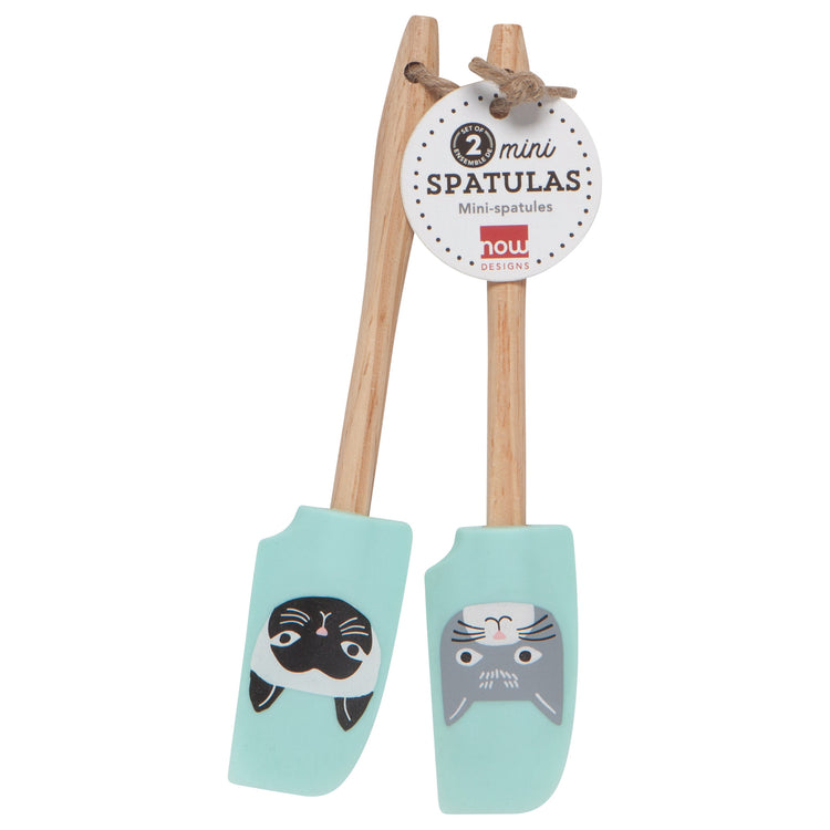 Cats Meow Mini Silicone Spatula Set of 2