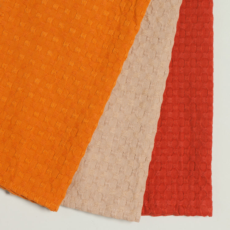 Mercantile Dishcloths in Basket Spice Set of 3