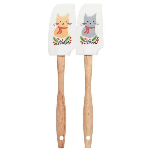 Jingle Cat Mini Silicone Spatulas Set of 2